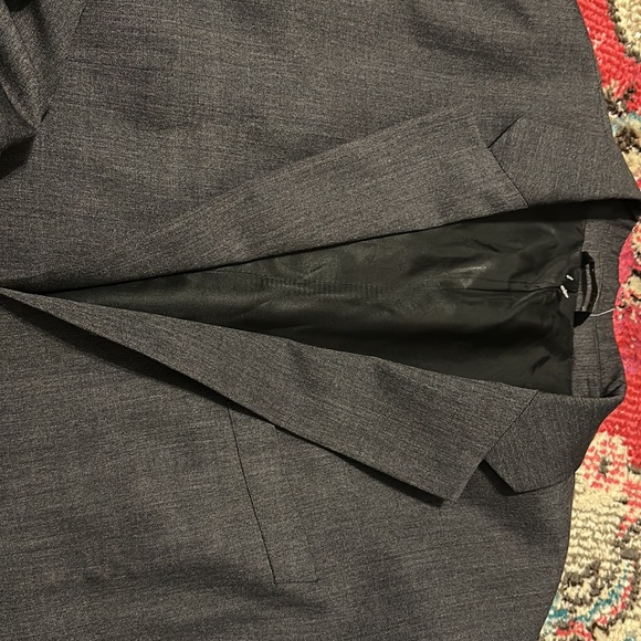 Banana Republic Dark Gray Two Button Wool Blazer 44R - Picture 12 of 14